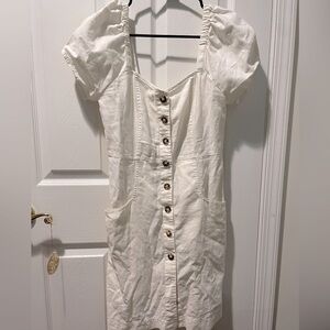 Madewell button down cotton dress